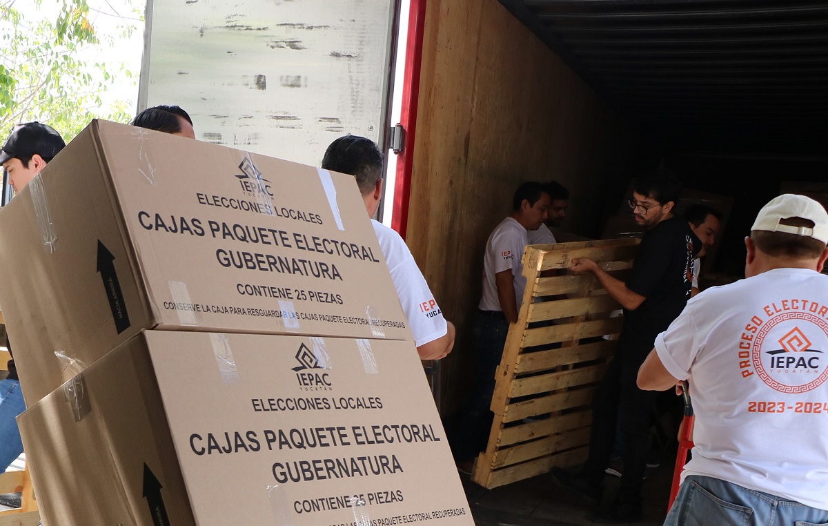 Todo listo para instalar las casillas para las elecciones en Yucatán