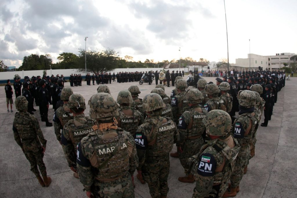 Despiden a comandante asesinado de la Policía Municipal de Playa del Carmen