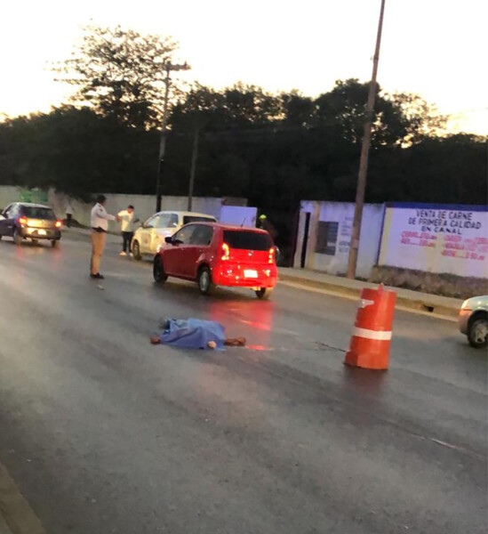 Taxista yucateco atropella y mata a un peatón en Cancún