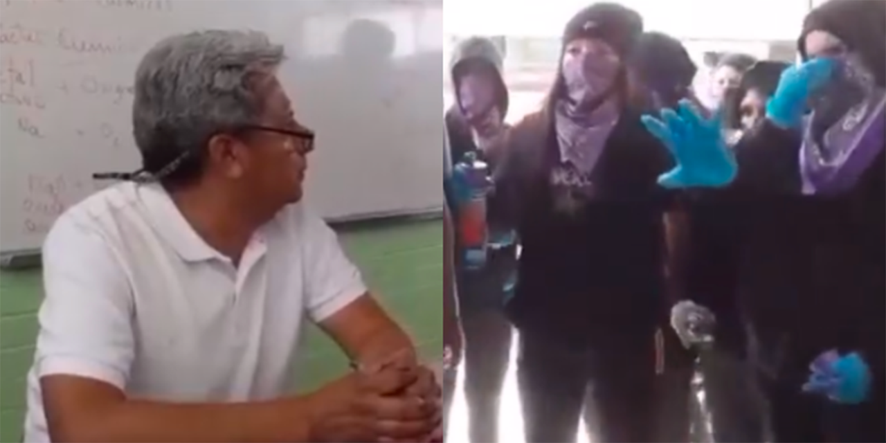Alumnas del IPN dan golpiza a maestro acusado de abuso sexual