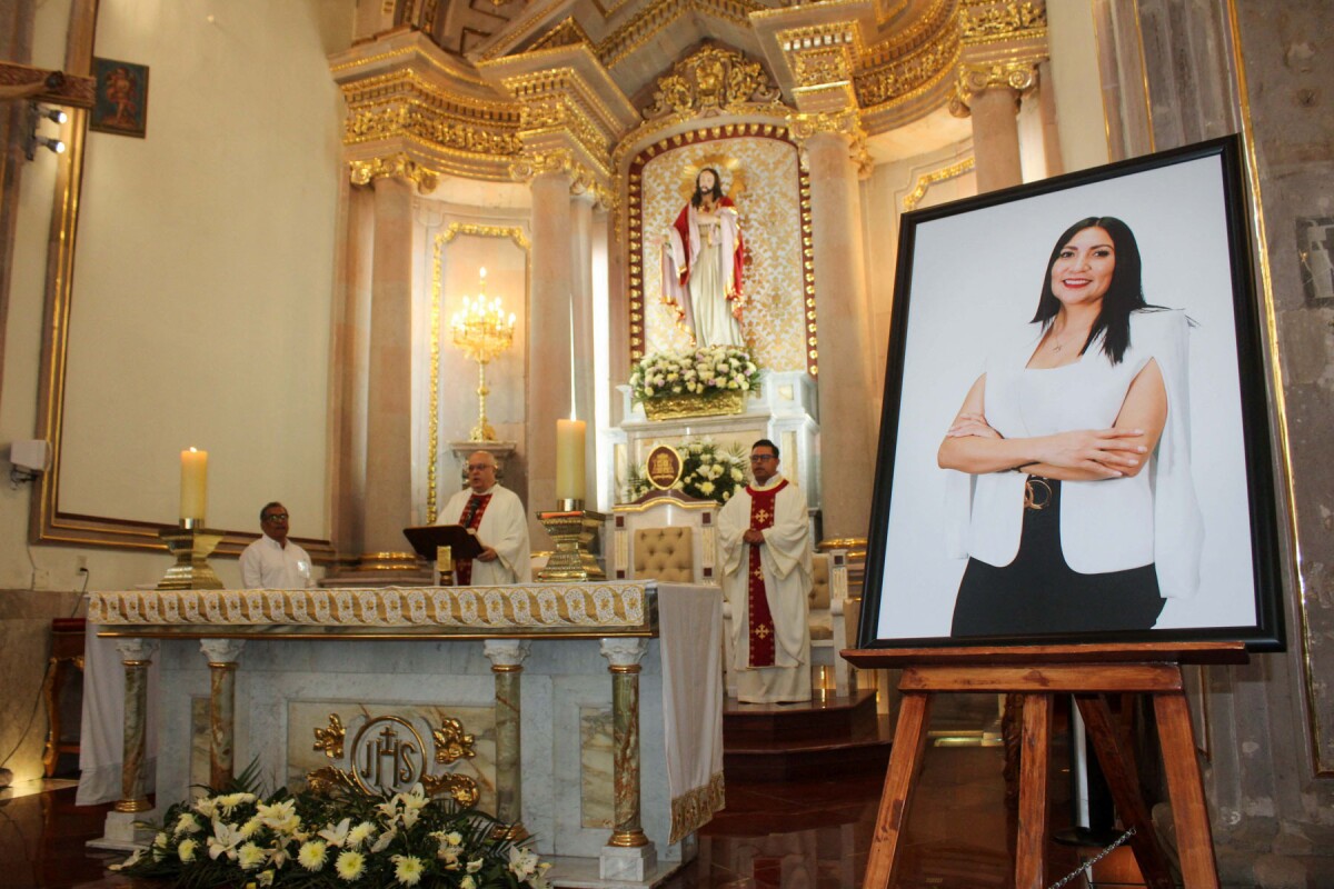 They say goodbye to Gisela Gaytán, candidate murdered in Celaya