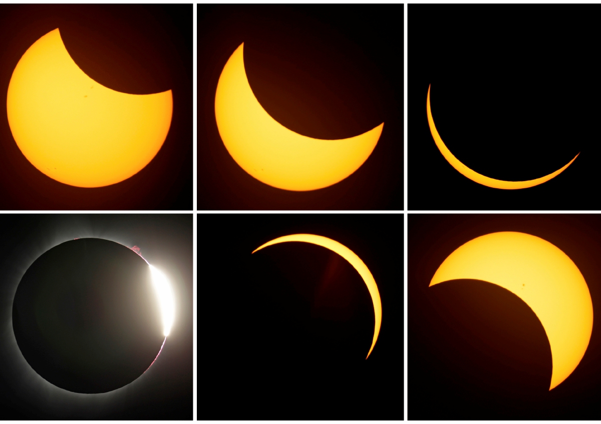 Follow the eclipse on the web