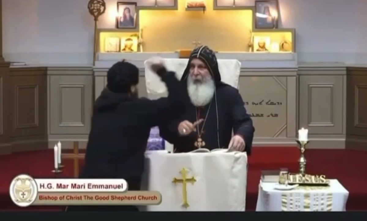 Orthodox priest and parishioners attacked in Sydney church