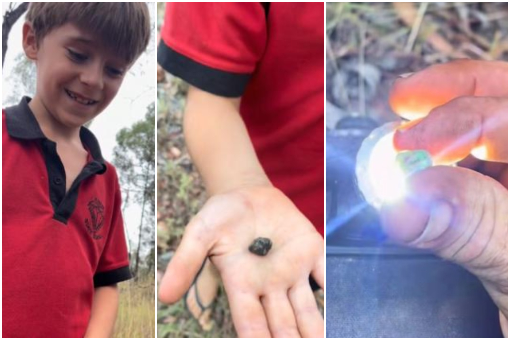 Boy finds sapphire near his house;  worth more than 100 thousand pesos