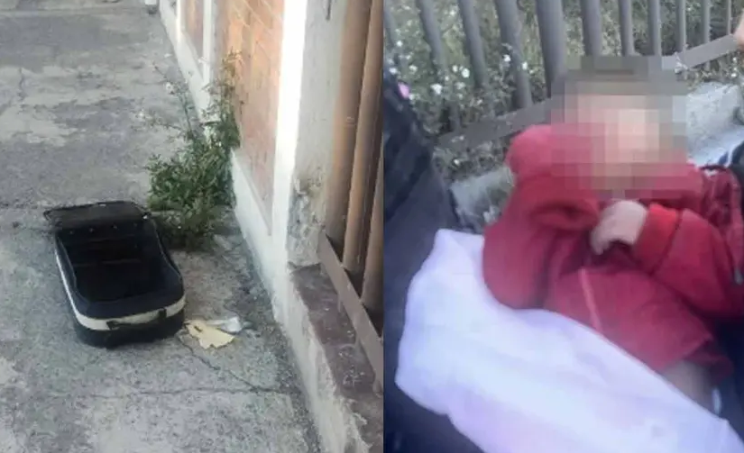 A 2-year-old boy is abandoned in a suitcase in Puebla