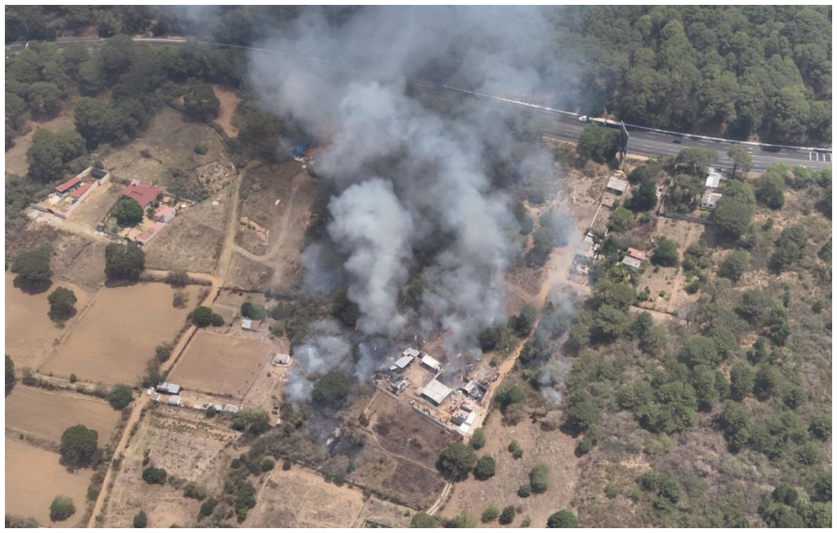 They file a robust powder keg explosion in Ocotepec, Cuernavaca (Video)