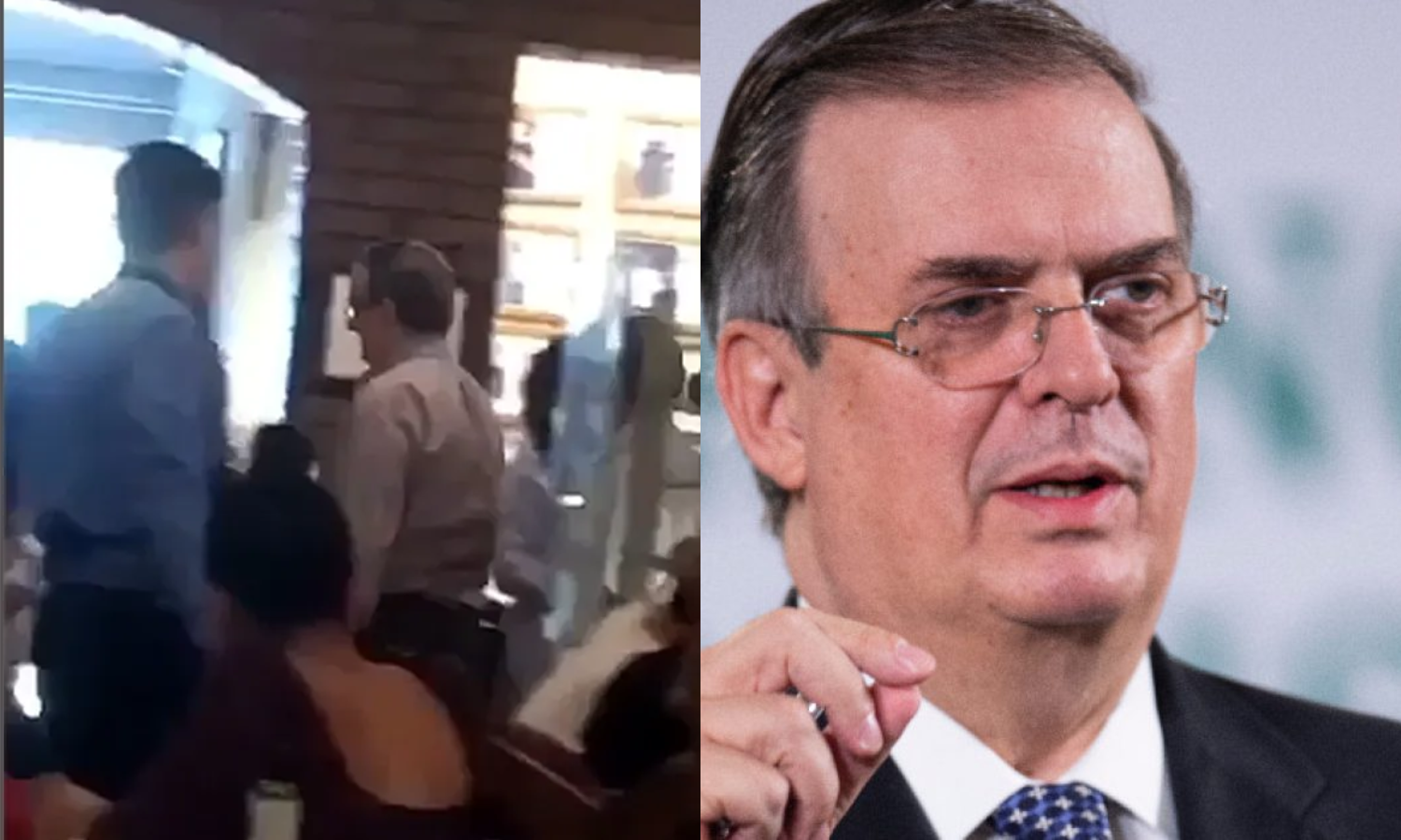 “Morena out!”;  That is how they chase Ebrard from a restaurant in Jalisco VIDEO