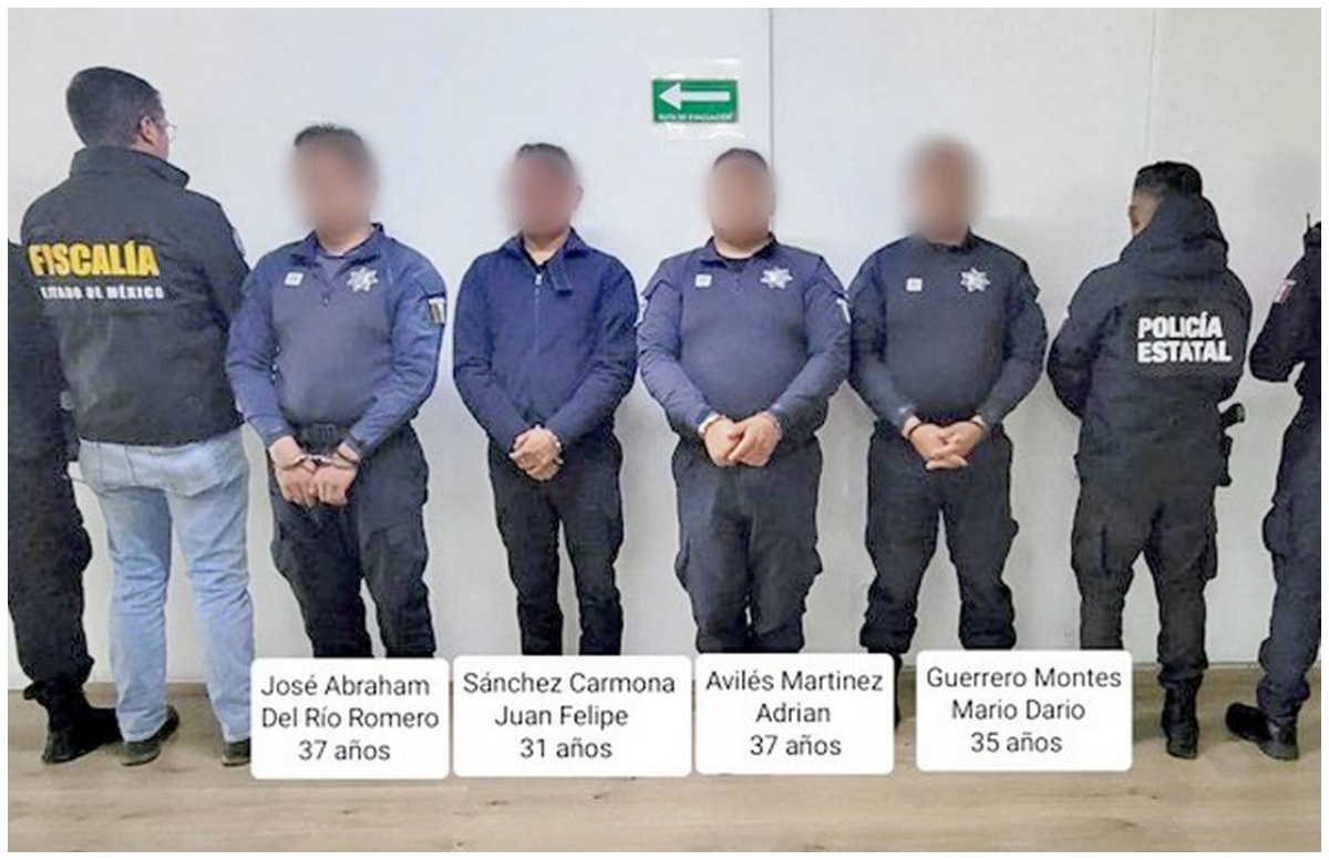Detienen a policías por secuestro exprés de un ciudadano, en Edomex