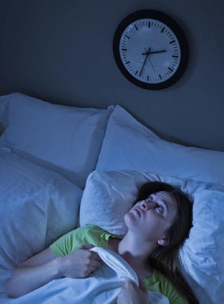 Sleeping late into the night can be a sign of depression and anxiety