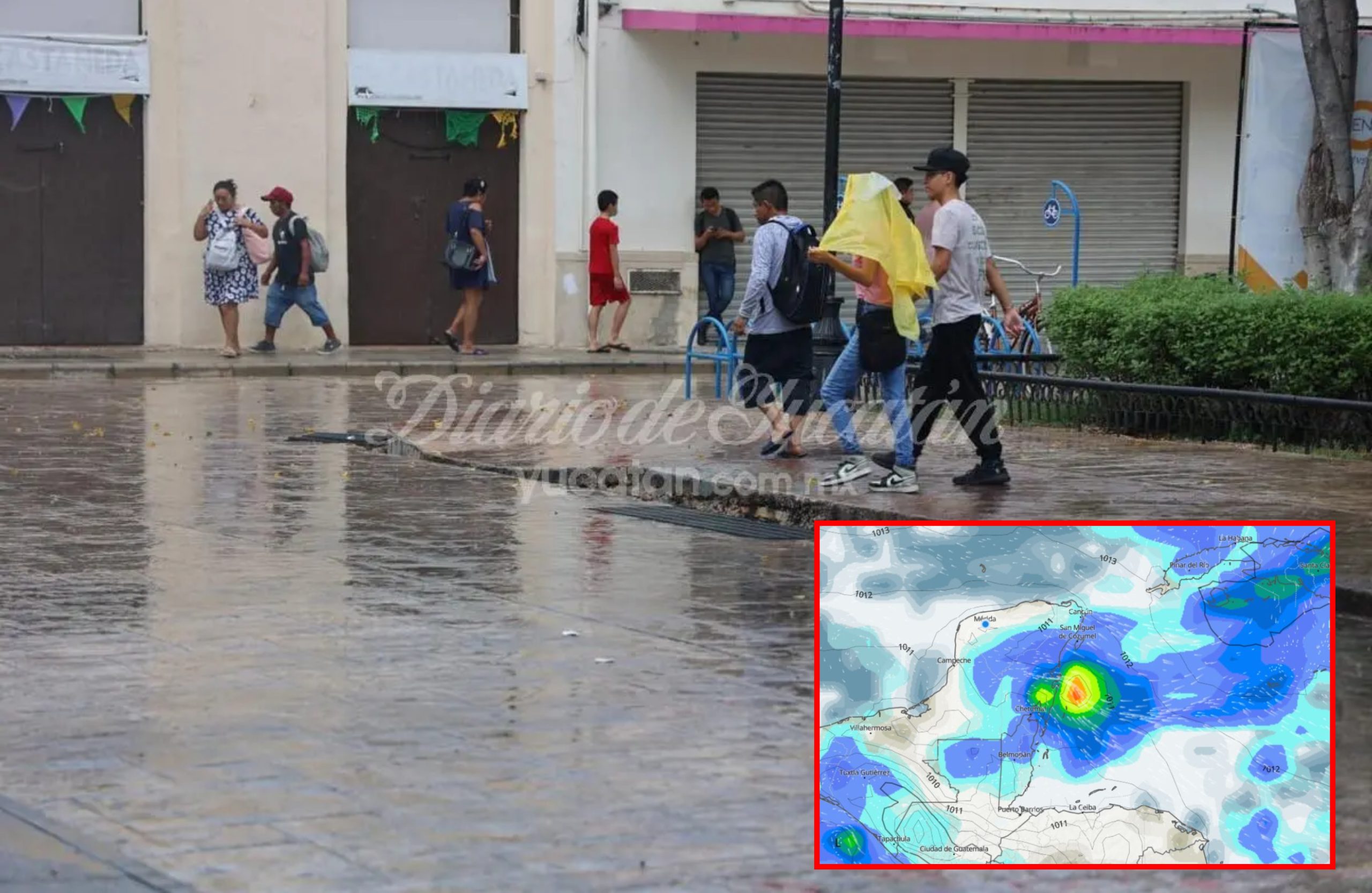 Primer temporal de lluvias podría llegar a la península de Yucatán ...