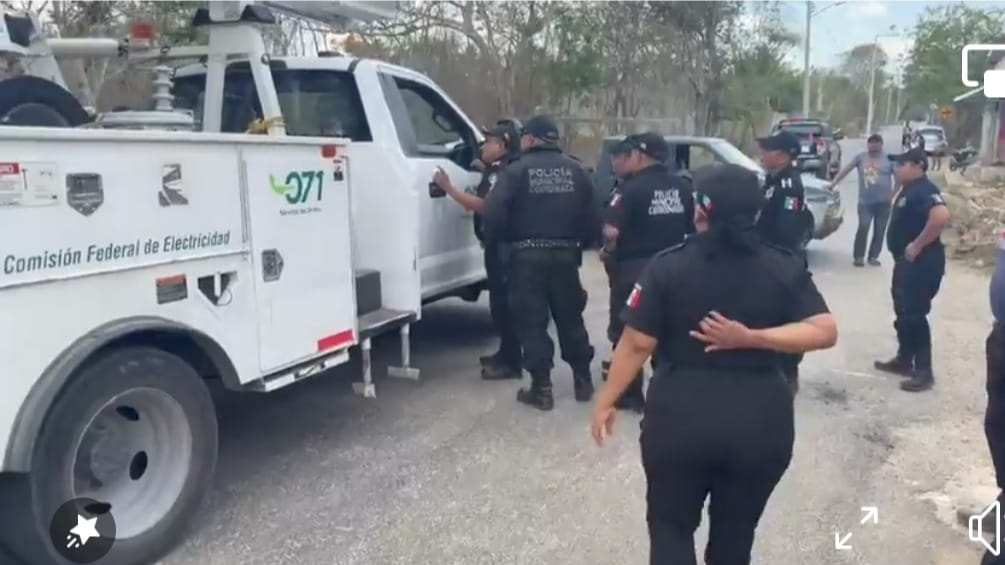 Policías de Valladolid retienen a empleados de la CFE por robo de ...
