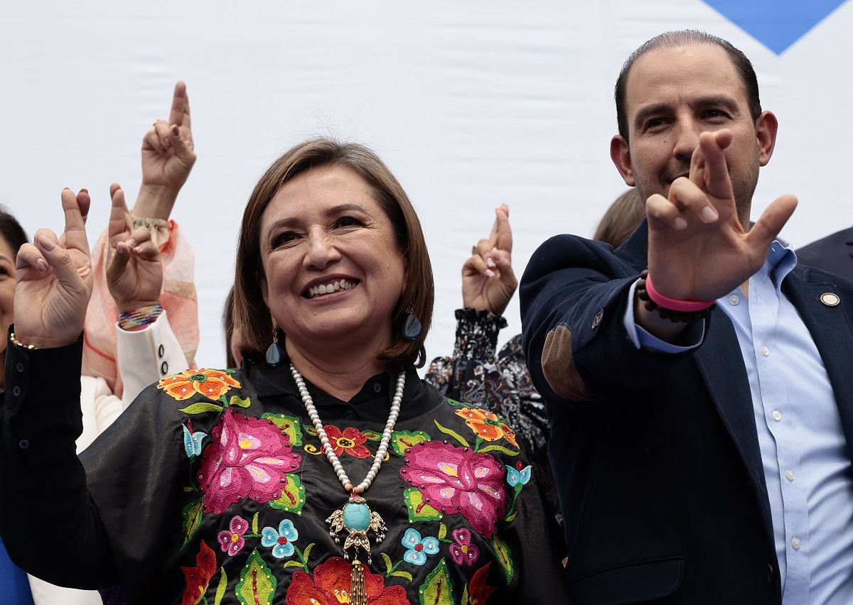 Max Cortázar and Xóchitl Gálvez verify Marko Cortés’s scolding of the previous candidate;  this occurred