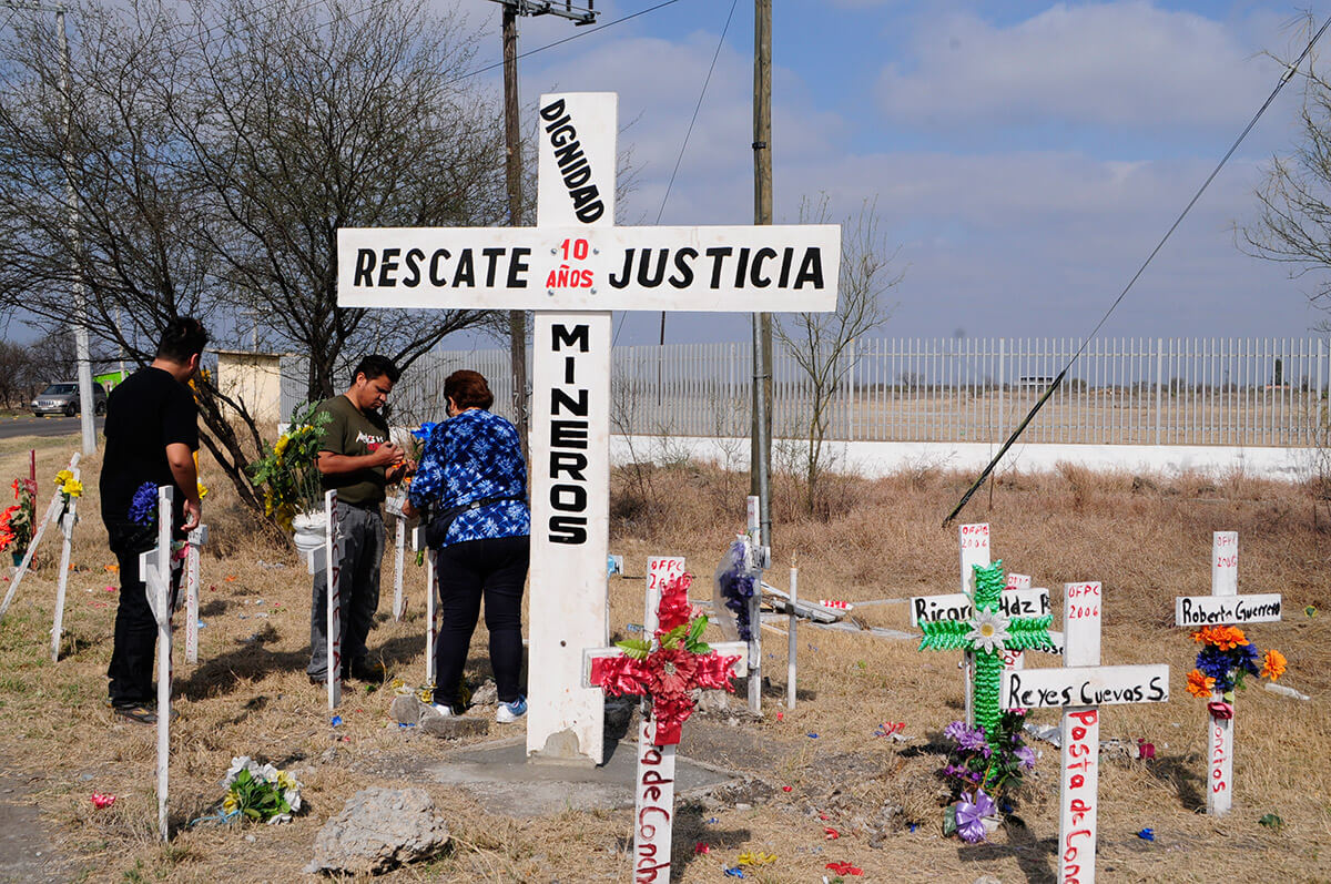 Stays of miners present in Pasta de Conchos mine