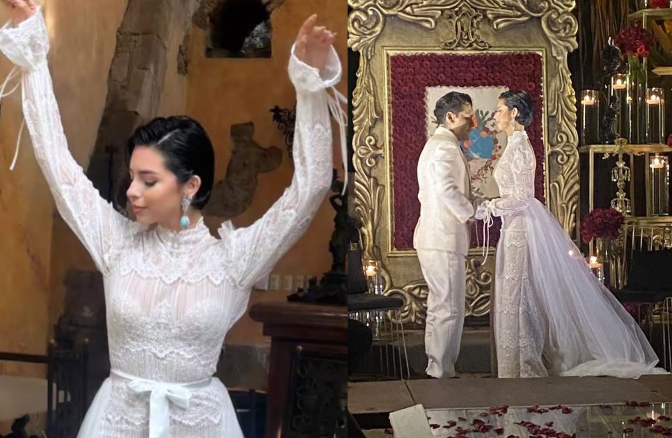 Filtran vídeo de Ángela Aguilar cantándole a su esposo, Christian Nodal, el  día de su boda - Diario de Yucatán