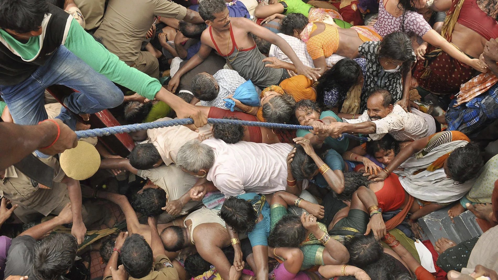 Stampede at religious event in India leaves more than 100 dead