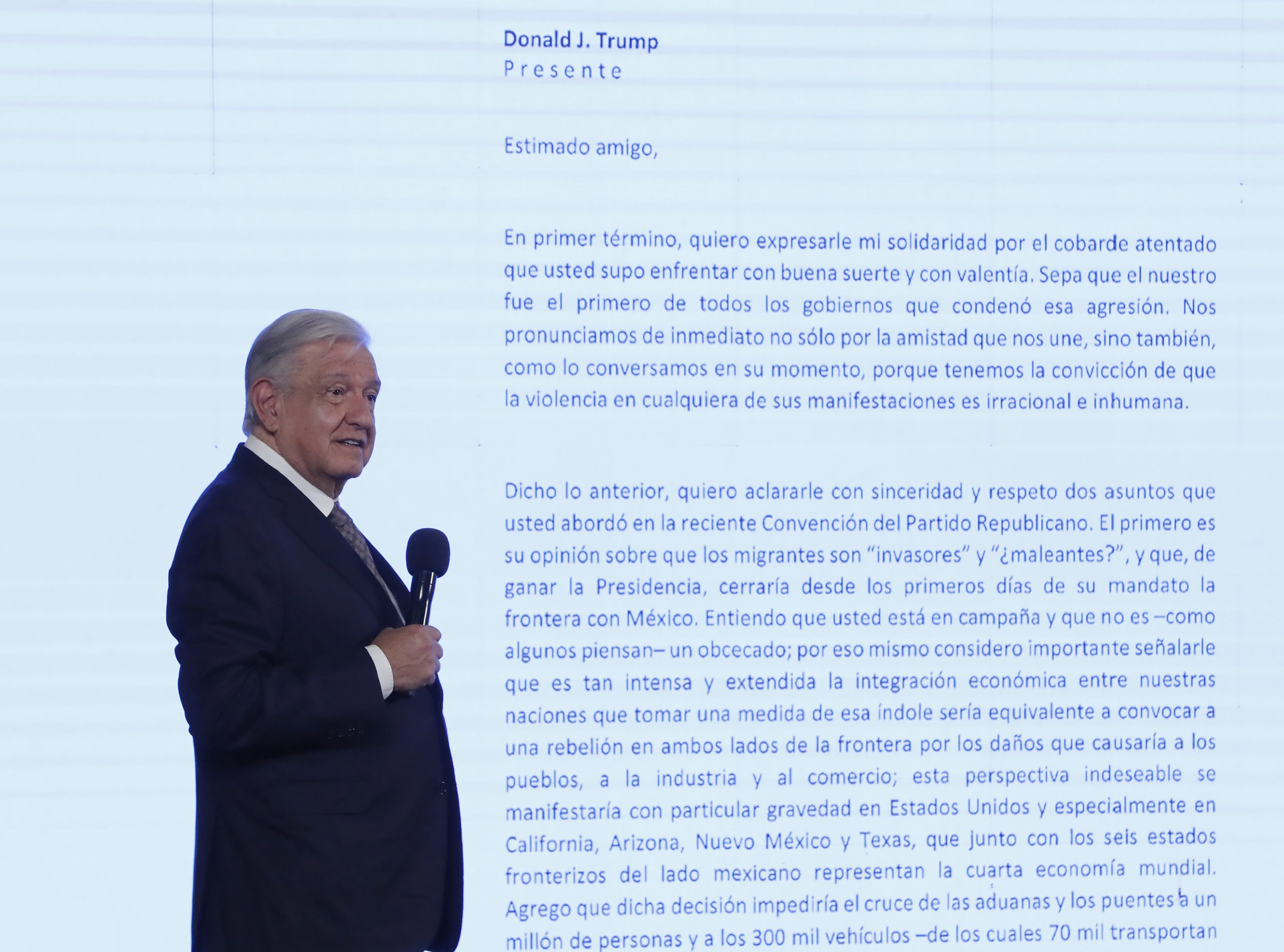 After Trump’s statements, AMLO corrects him: “I am still the president of Mexico”