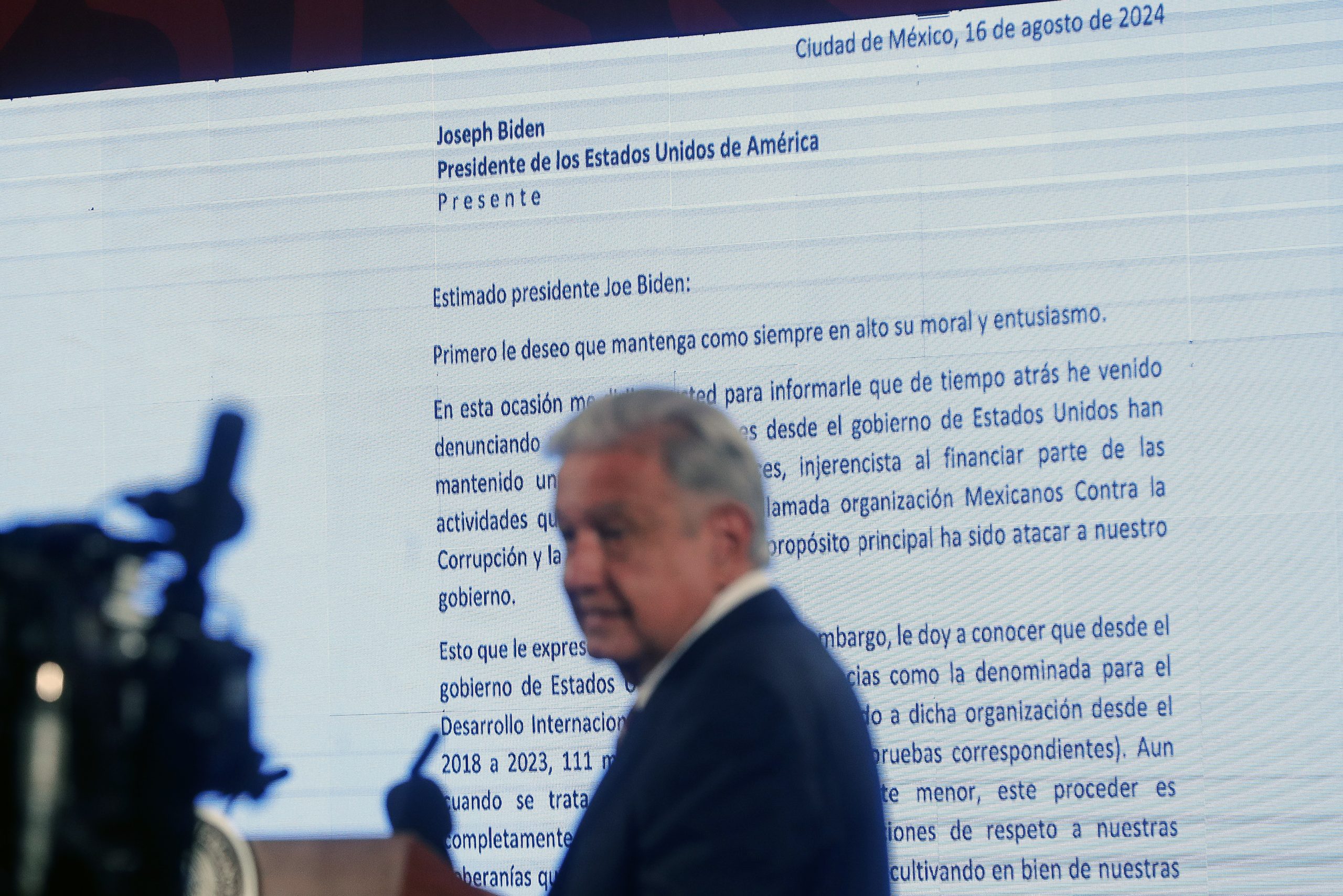 Lopez Obrador asks Joe Biden to stop the US’s “interventionist attitude”