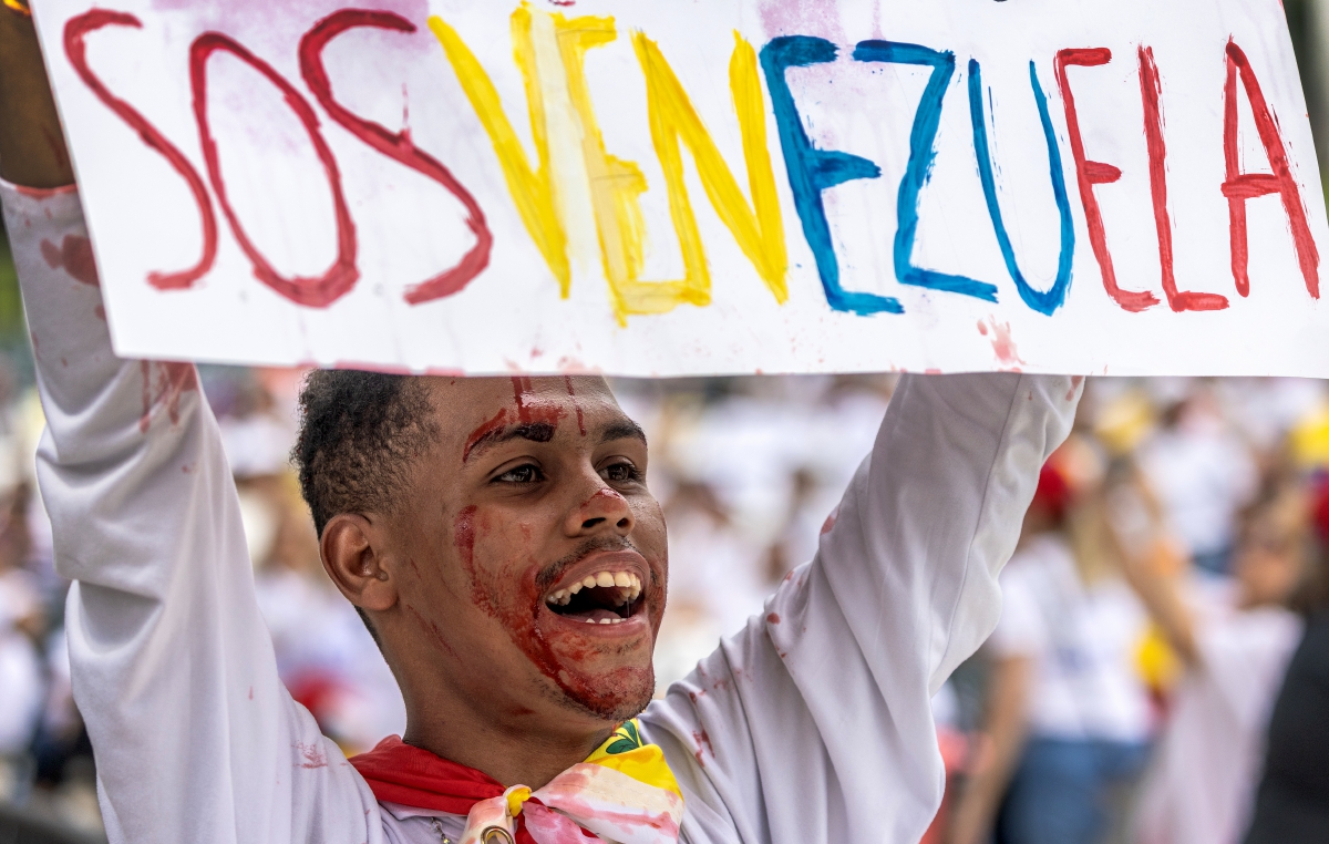 Global protests against Maduro –