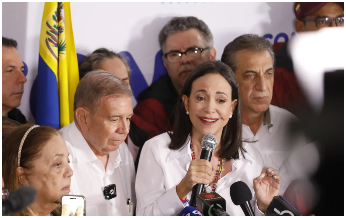 Maria Corina Machado denounces persecution of Nicolas Maduro