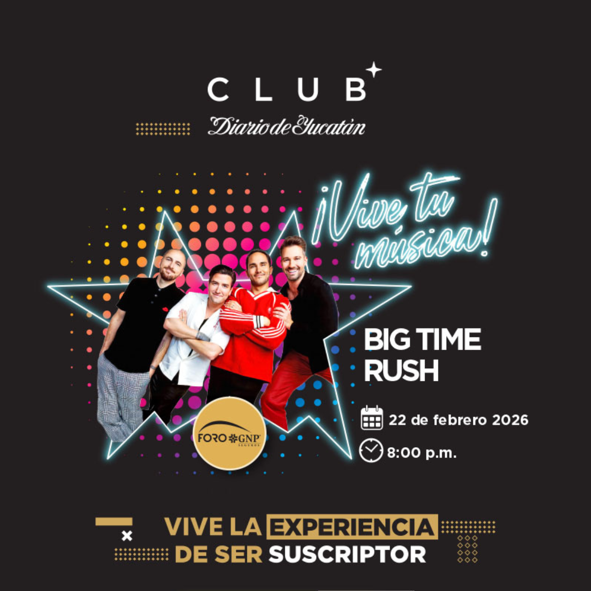 Big Time Rush en Mérida, Foro GNP