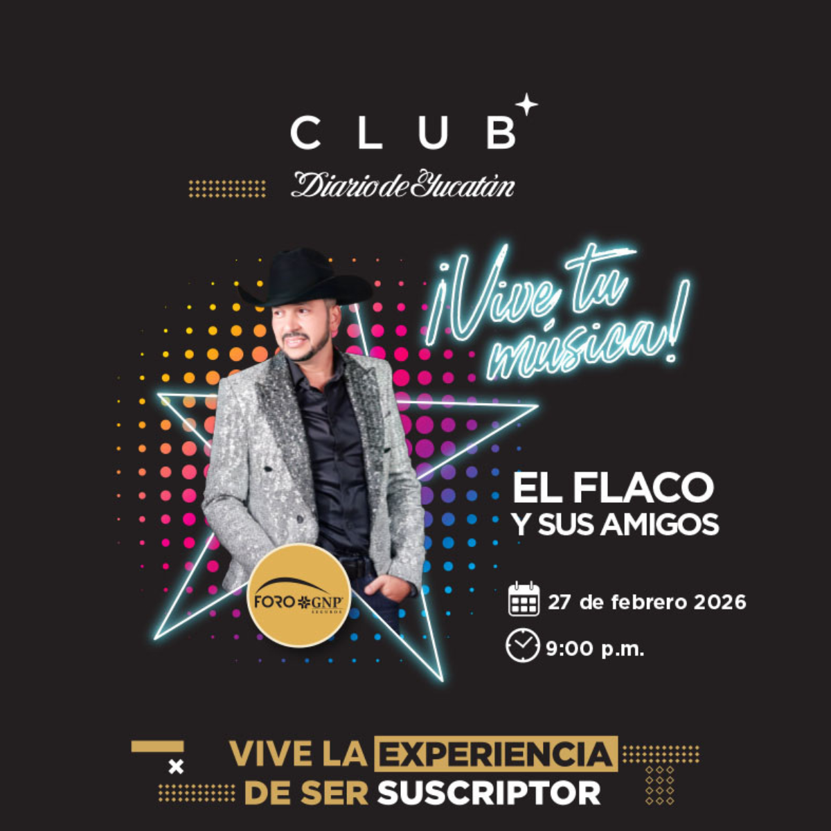 El Flaco en Mérida, Foro GNP Seguros