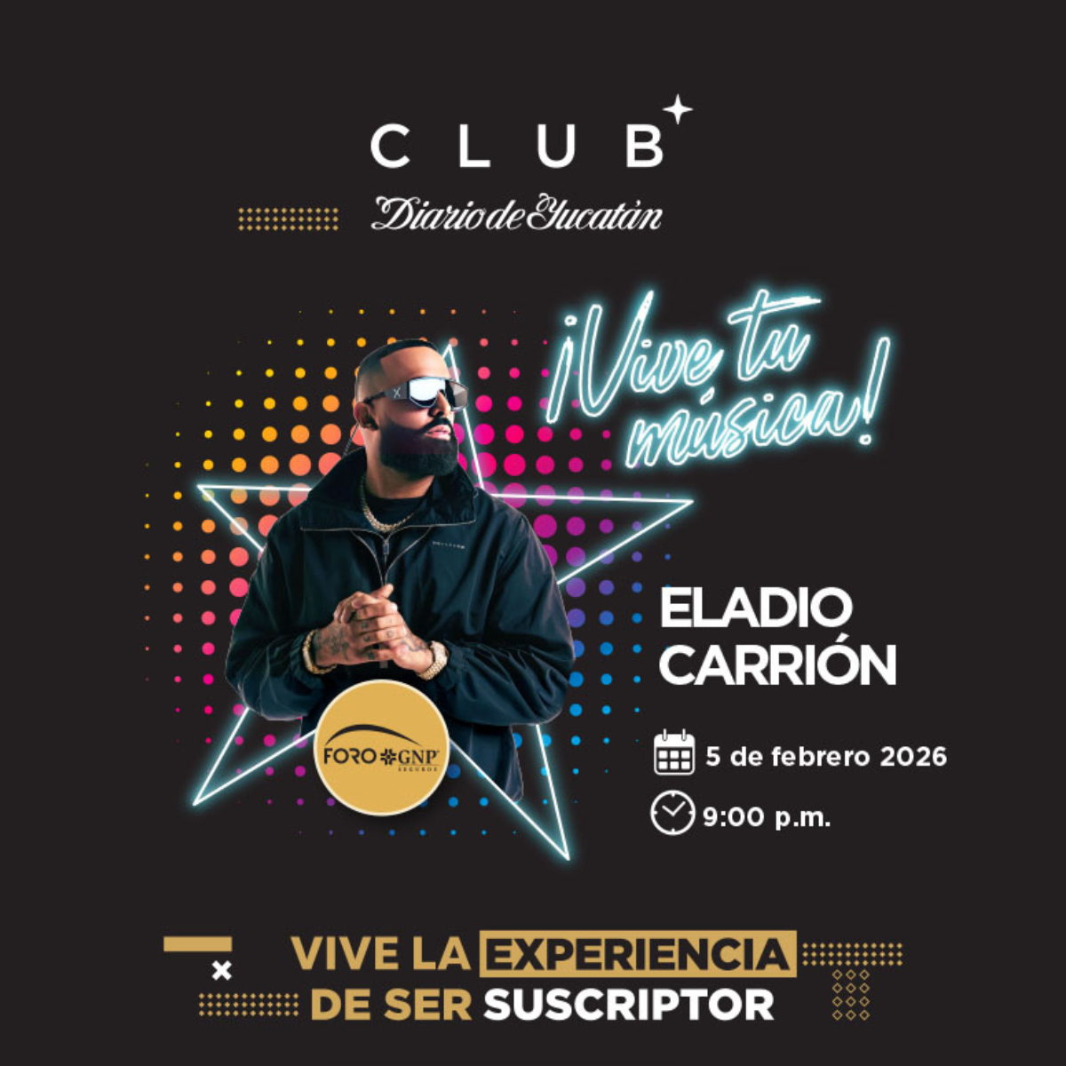 Eladio Carrion en Mérida, Foro GNP Seguros