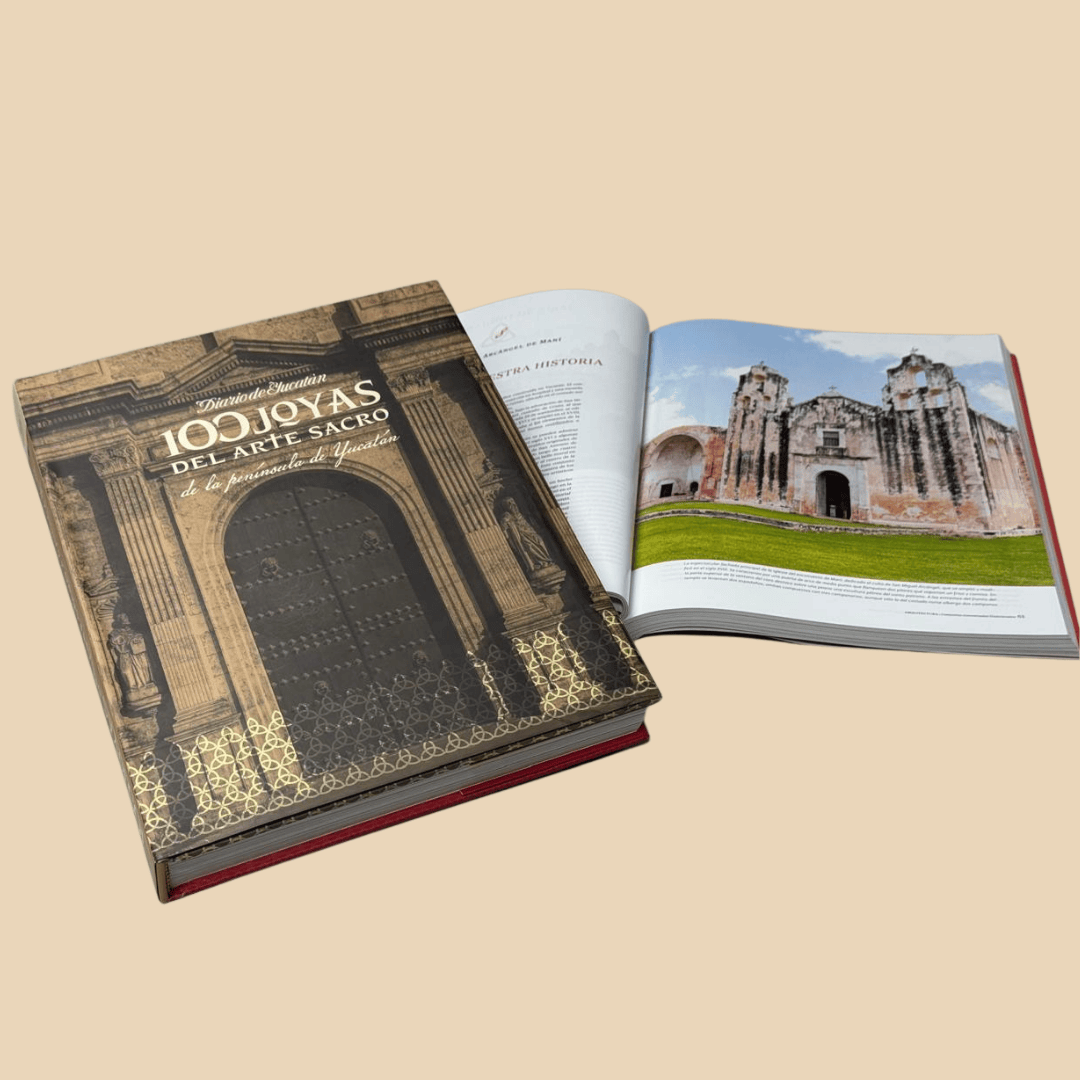 Libro 100 joyas del arte sacro de la península de yucatán.